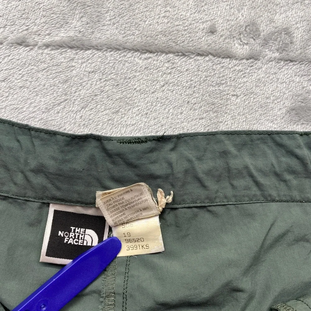 The North Face Mens Sage Green Cargo Hiking Pants‎ Drawstring Sz M 399TKS